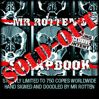 Mr Rotten's Scrapbook - Strictly Limited Edition High-End Photo Book