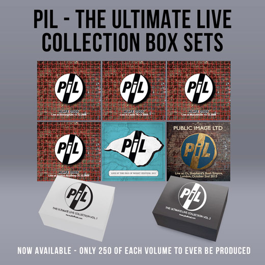 PiL Concert Live live box set's
